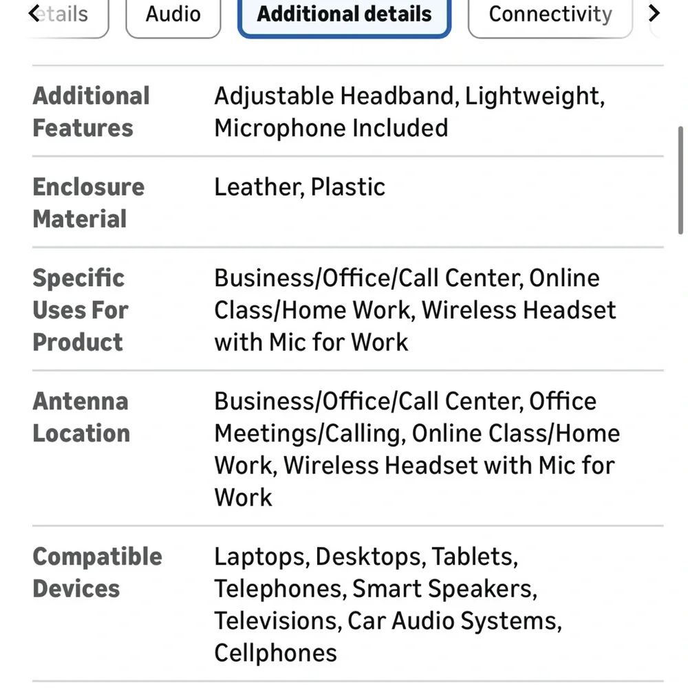 Bluetooth headset with mic